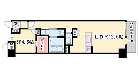 キャッスルコート岩端  ｜ 兵庫県姫路市岩端町（賃貸マンション1LDK・6階・46.52㎡） その2