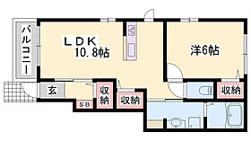 サニーガーデン仁豊野  ｜ 兵庫県姫路市仁豊野（賃貸アパート1LDK・1階・42.50㎡） その2