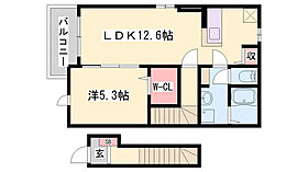 フェリスI  ｜ 兵庫県姫路市花田町加納原田（賃貸アパート1LDK・2階・46.54㎡） その2