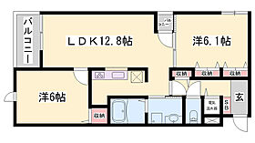 サンリットレジデンス  ｜ 兵庫県姫路市飾磨区清水3丁目（賃貸マンション2LDK・2階・56.89㎡） その2