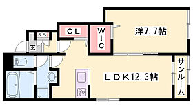 メゾングレーヌ東出B  ｜ 兵庫県揖保郡太子町東出（賃貸アパート1LDK・1階・50.14㎡） その2