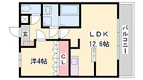 アップヒルズ  ｜ 兵庫県姫路市北原（賃貸アパート1LDK・2階・41.25㎡） その2