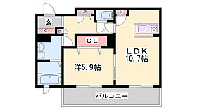 ヴァン・ヴェール  ｜ 兵庫県姫路市町坪（賃貸アパート1LDK・1階・44.71㎡） その2