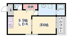 兵庫県姫路市楠町（賃貸マンション1LDK・3階・39.92㎡） その2