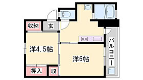 ビレッジハウス小坂  ｜ 兵庫県西脇市小坂町（賃貸マンション2K・1階・33.09㎡） その2