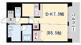 マンション西駅前  ｜ 兵庫県姫路市西駅前町（賃貸マンション1DK・5階・30.15㎡） その2