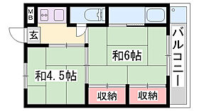 ビレッジハウス今在家  ｜ 兵庫県姫路市飾磨区今在家（賃貸マンション2K・3階・28.98㎡） その2