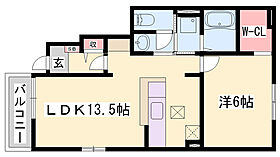 シンビジュウムＢ  ｜ 兵庫県宍粟市山崎町下広瀬（賃貸アパート1LDK・1階・50.29㎡） その2