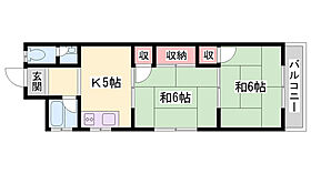 フラワーハイツ  ｜ 兵庫県姫路市白国2丁目（賃貸アパート2K・2階・36.90㎡） その2