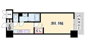 MISTRAL姫路駅前V忍町  ｜ 兵庫県姫路市忍町（賃貸マンション1K・4階・28.03㎡） その2