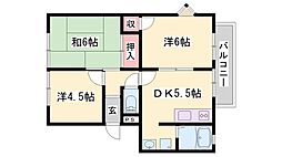 フレグランス金保Ａ棟・Ｂ棟(ST) 2階/-