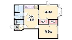 アメニティー北平野A 1階/-