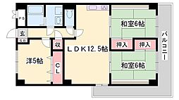 メゾン花北 6階