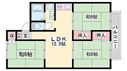 ガーデンハウス 2階