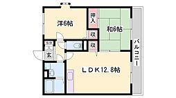 森本ハイツ 2階/-