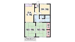 ガーデンハイツ緑ケ丘C,D 1階