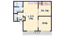 ＯＡＦＬＡＴ東南　Ａ棟 2階