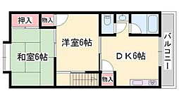 間取図画像 2DK