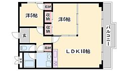 サンシャイン山下　B棟 2階/-