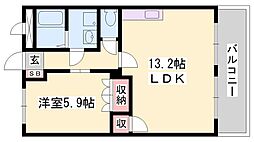 間取図画像 1LDK