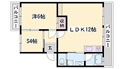 間取図画像 1SLDK