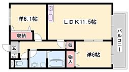 コンフォール清水 2階
