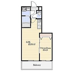 間取図画像 1LDK