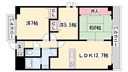 シャトー北条 2階