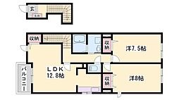 カーサフェリーチェI 2階
