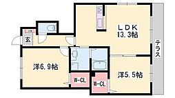 シャーメゾン ラファール 1階