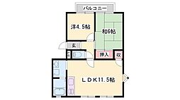 フレグランス金保Ａ棟・Ｂ棟(ST) 2階