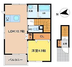 間取図画像 1LDK