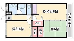 間取図画像 2DK