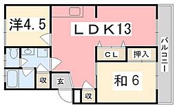 ハイツ北条口 1階