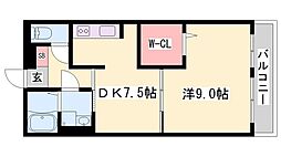 セジュール亀山Ｂ 1階