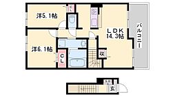 パルグランデI 2階/-