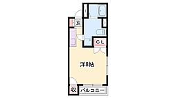 城北興和マンション 4階/-