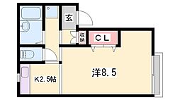 メゾン澤田C棟 2階/-