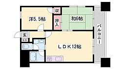 ロイヤル.コーポ姫路 3DKの間取図画像