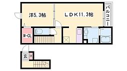 グリュック 2階/-