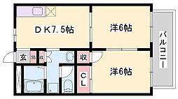 エルメゾン 2階/-