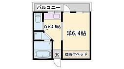 ヒルハイツ A棟 1階/-