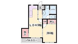ロイヤルマンション 1LDKの間取図画像