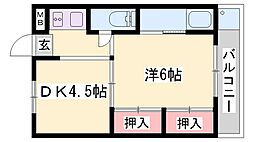 ビレッジハウス今在家 2階