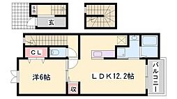 エスペランサ3 1LDKの間取図画像