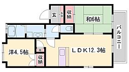 コスモハイツ 1階/-