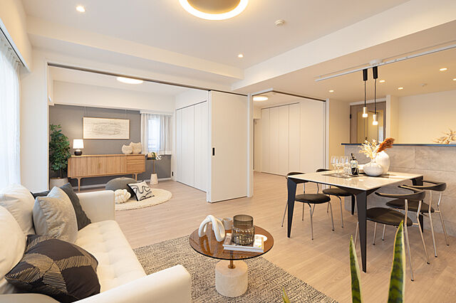 リビング/ダイニング クレストフォルム日本橋リバーフロントタワー 7階/-