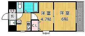 M‘プラザ津田駅前十番館  ｜ 大阪府枚方市津田駅前１丁目（賃貸マンション2K・3階・28.65㎡） その2