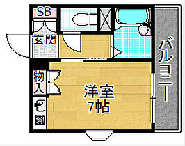 A－REEF  ｜ 大阪府交野市星田１丁目（賃貸マンション1R・2階・20.00㎡） その2