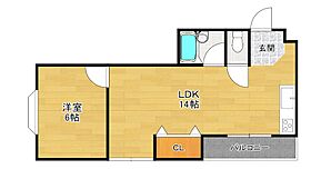 城マンション  ｜ 大阪府交野市私部６丁目（賃貸マンション1LDK・4階・40.23㎡） その2